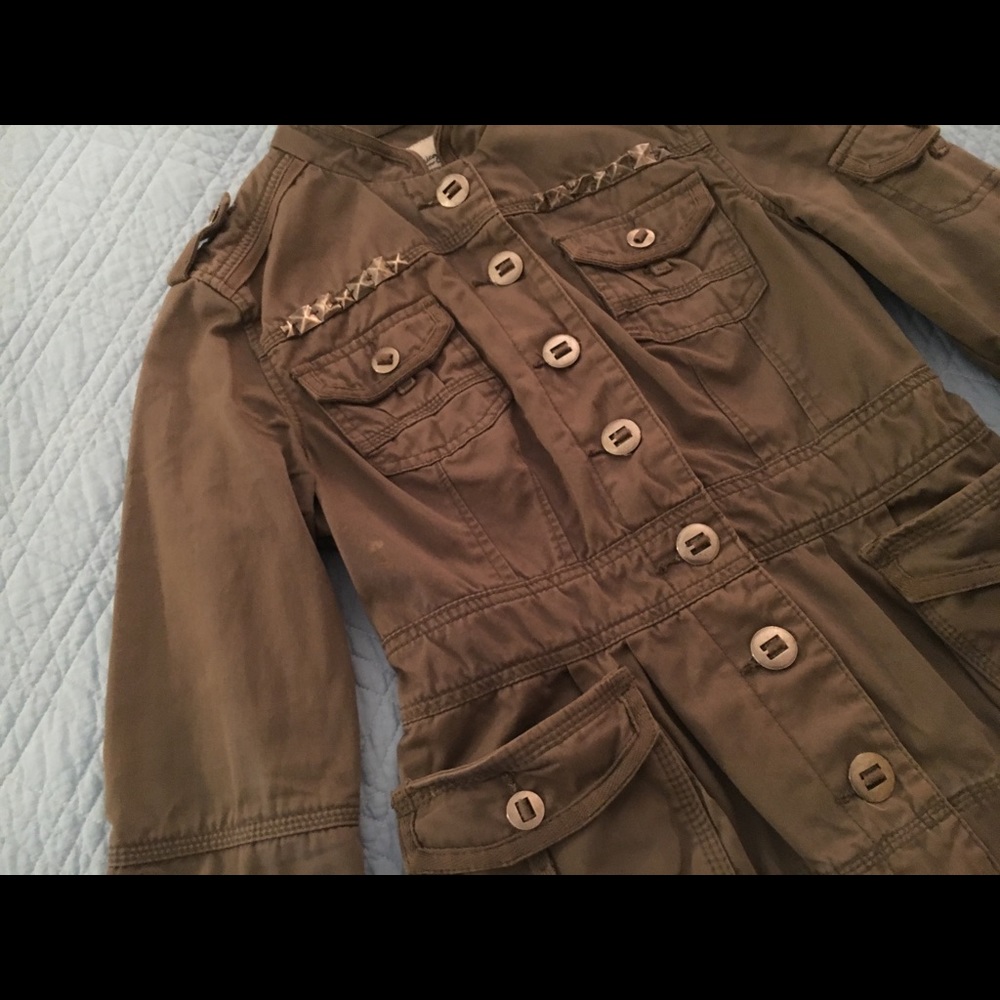 American Rag Cie Studded Military Jacket